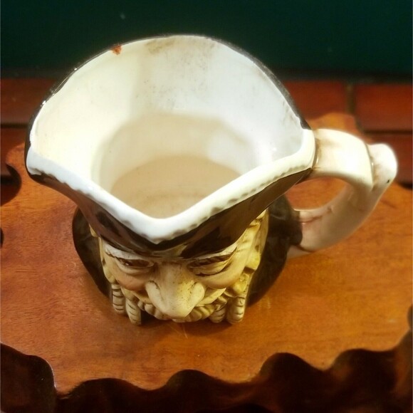 Vintage Pirate Toby Mug Ceramic 3.5" High Excellent Condition No Chips - Picture 6 of 6